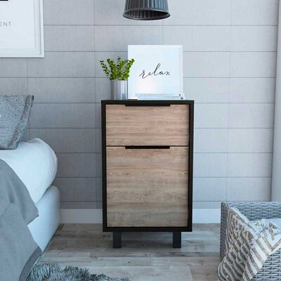 Imagen 1 del producto Velador TuHome Kaia 1 Cajón Wengue/Miel