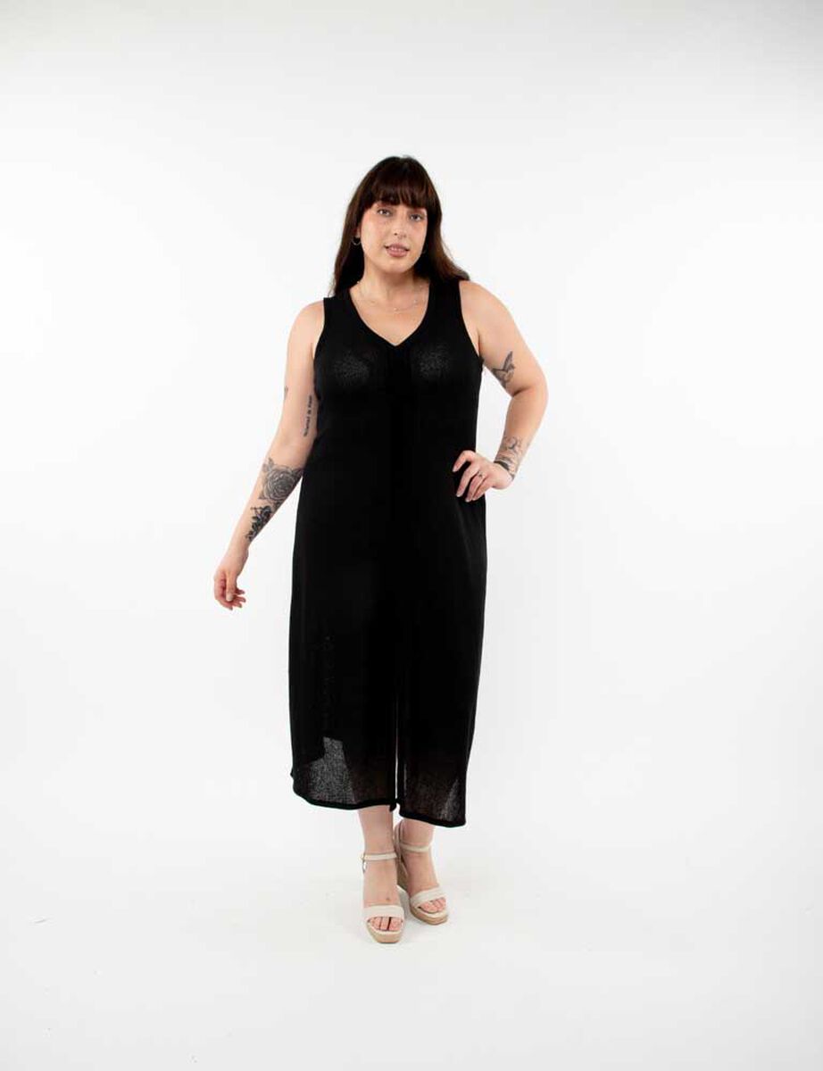 Vestido Maxi Sin Mangas Mujer Extralindas