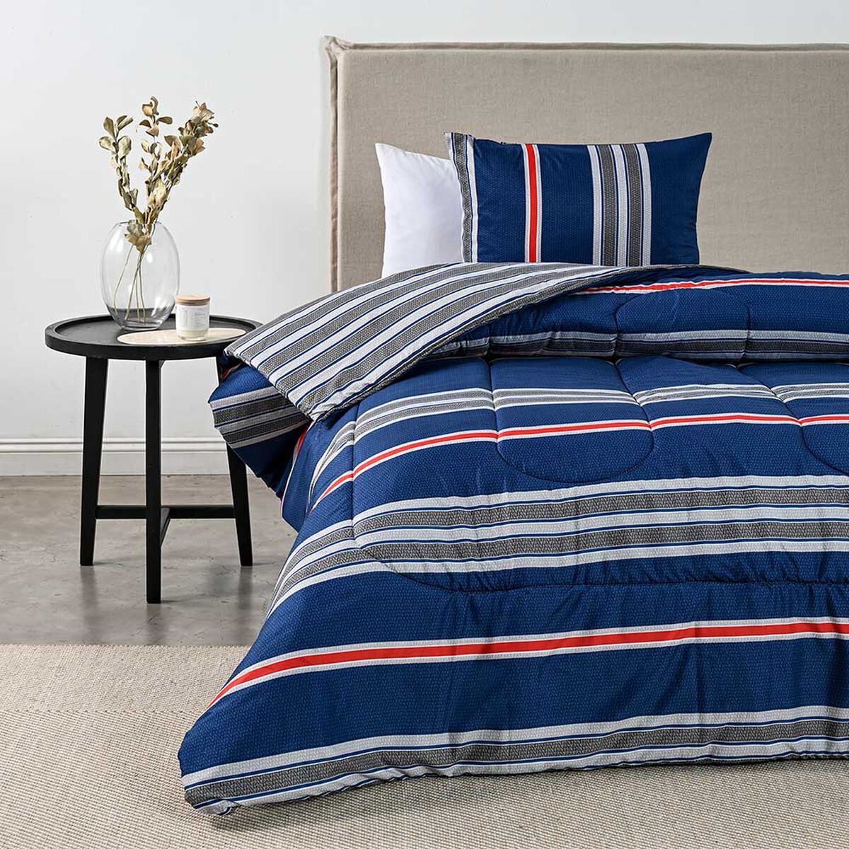 Cubrecama American Family 1.5 Plazas Marino