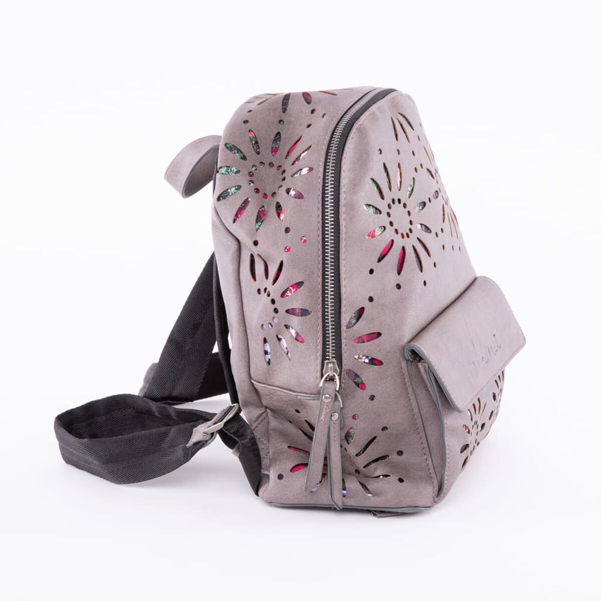Mochila Ecocuero Grey Alma