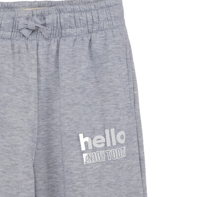 Imagen 2 del producto Pantalón Buzo de Algodón Niña Mila Gris, Negro, Verde