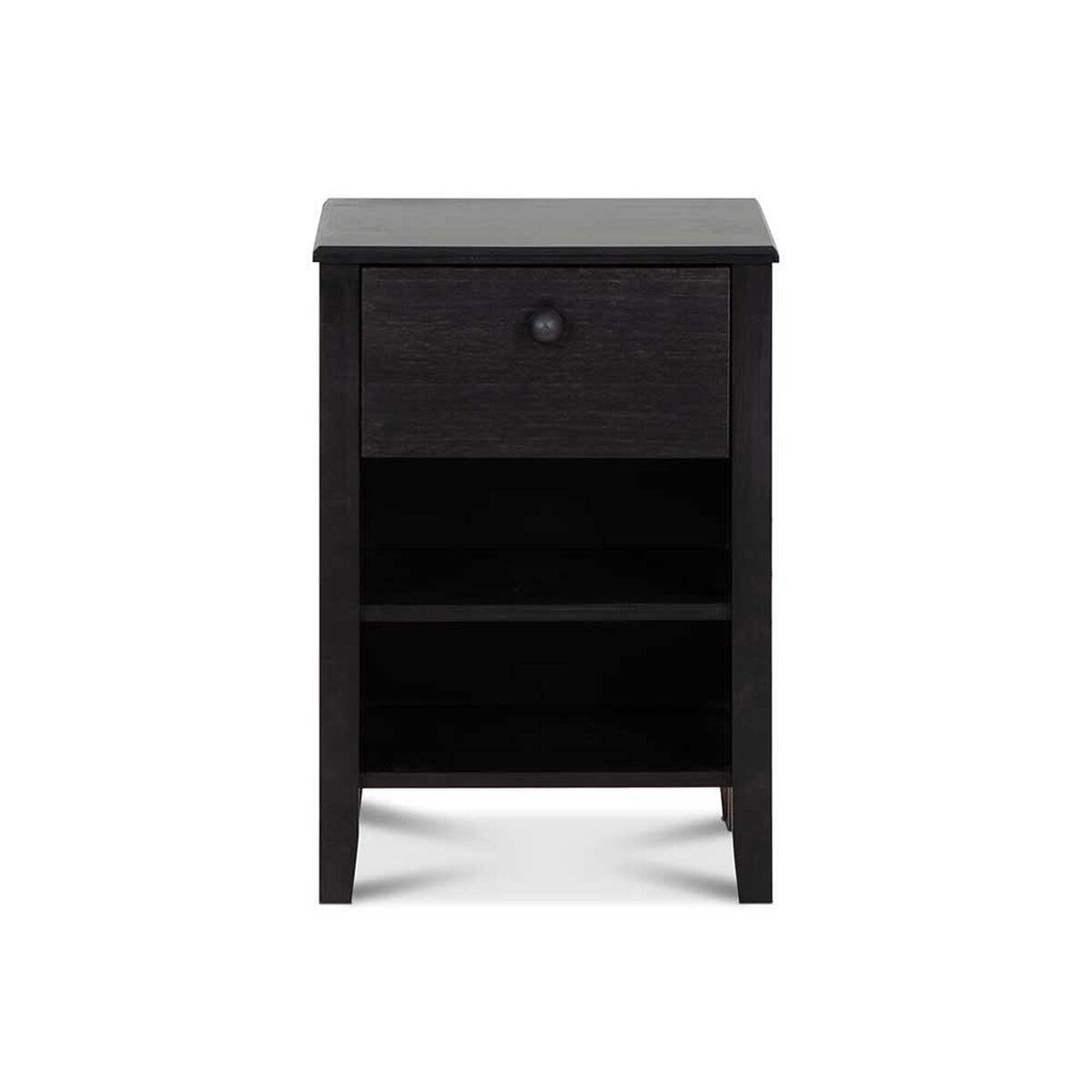 Velador CIC Torino 1 Cajón Negro