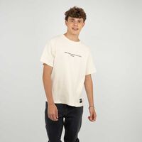 Polera Manga Corta Hombre Icono White