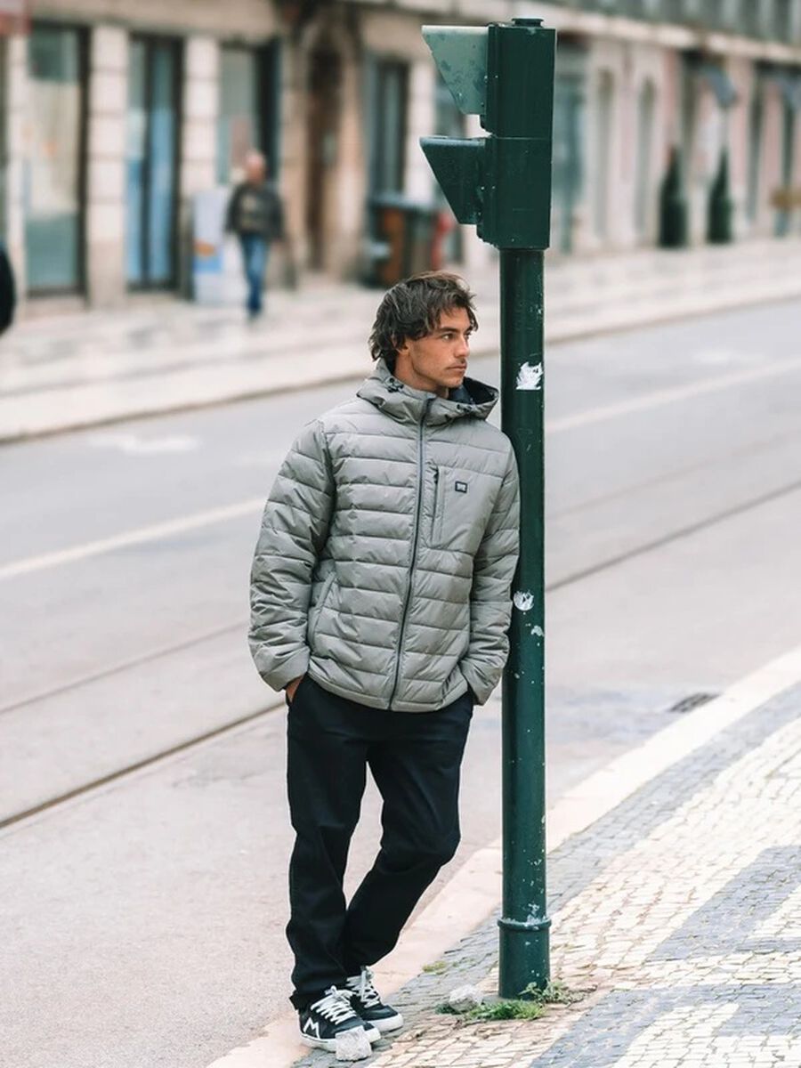 Parka Reciclada Brown Urban Hombre Maui And Song