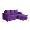 Sofá Seccional Bodevir BI-L 3 Cuerpos Morado