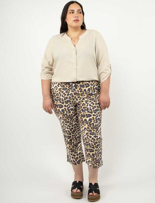 Imagen 2 del producto Pantalón Capri Mujer Extralindas Cafe