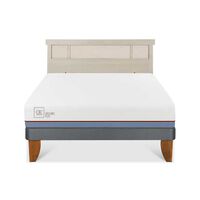 Cama Europea CIC 2 Plazas Excellence Plus + Respaldo Dublin Alpino