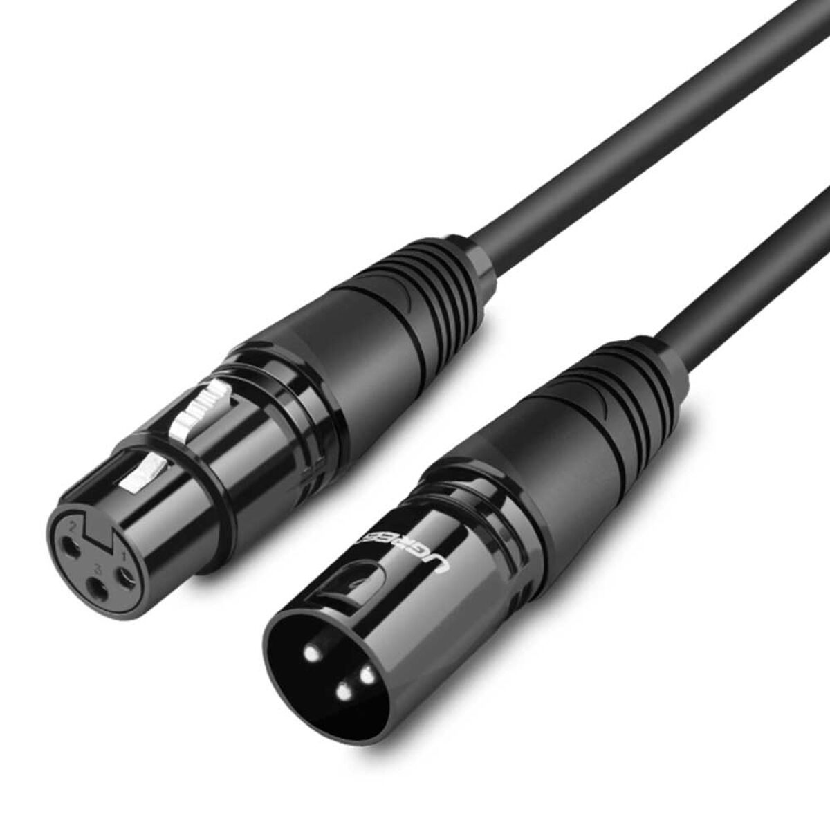 Cable De Audio M/H Xlr/Xlr 5M  Negro Ugreen Av130