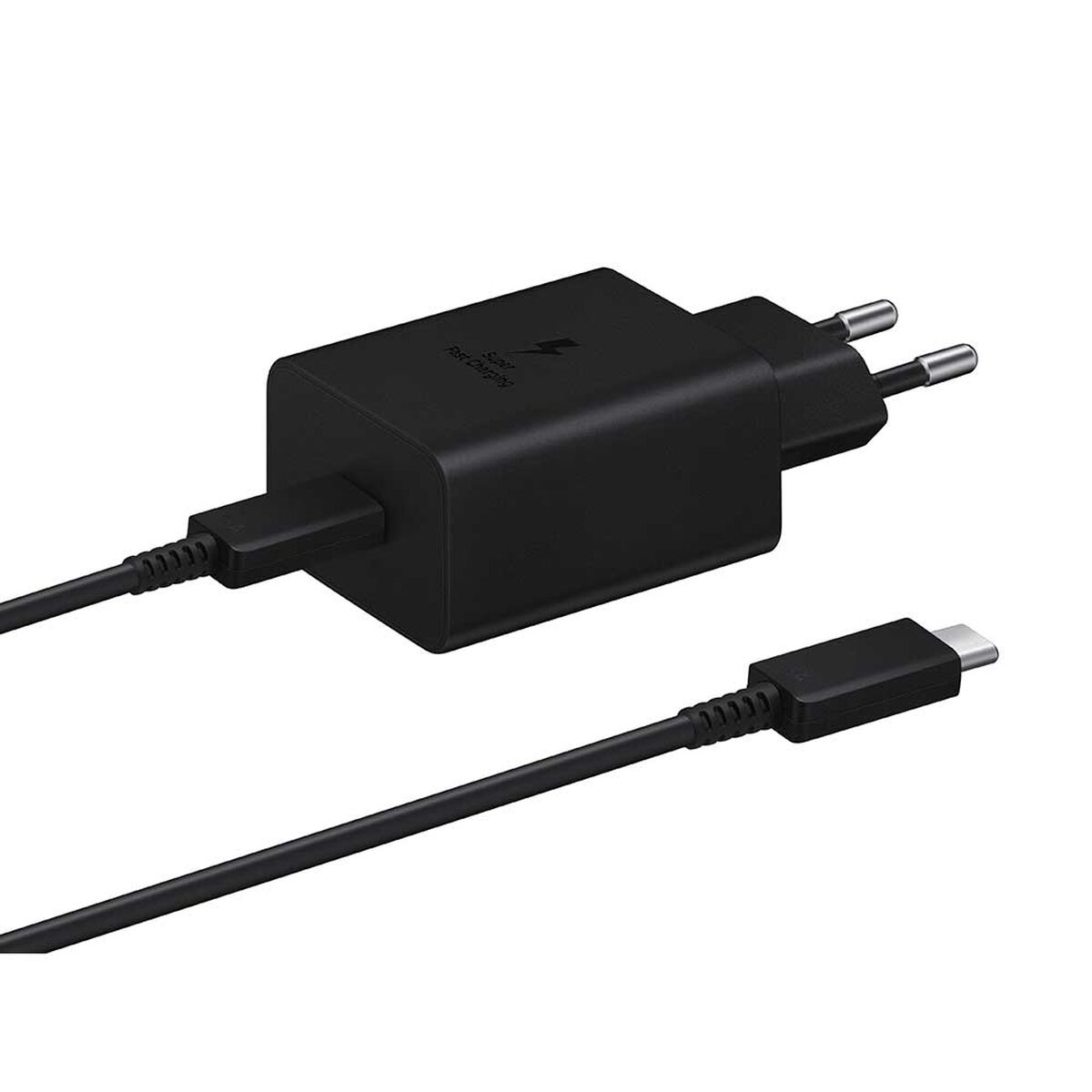 Cargador USB Samsung Tipo-C 45W Carga Súper Rápida 2.0 Negro