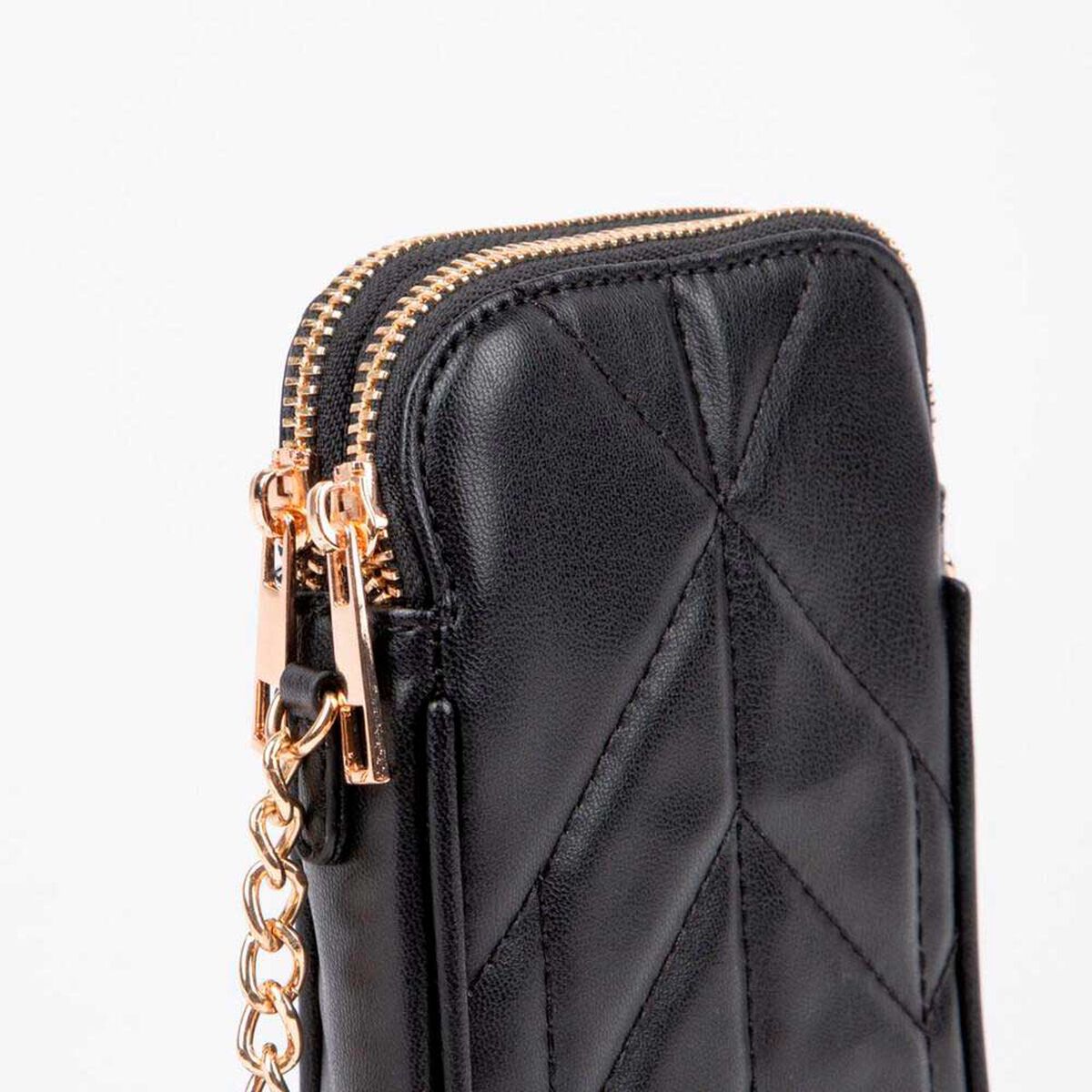 Porta Celular Negro Icono