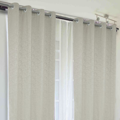 Imagen 2 del producto Combo Cortinas Doral Camila 220 x 140 cm Crudo