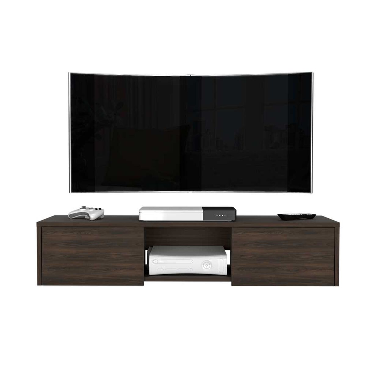 Panel TV TuHome Glen Hasta 65" Nogal Europeo