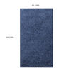 Bajada De Cama Doral Shaggy 90 x 50 cm Azul