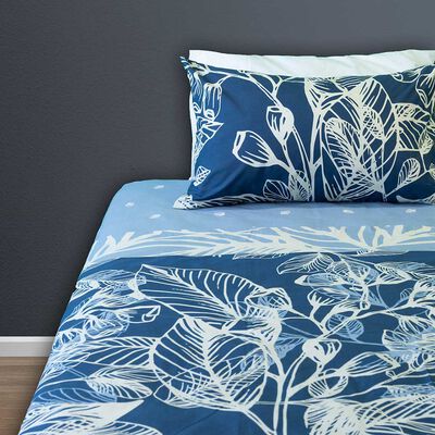 Juego de Sábanas Doral 200 Hilos 1,5 Plazas Doral Blue Diseño 1