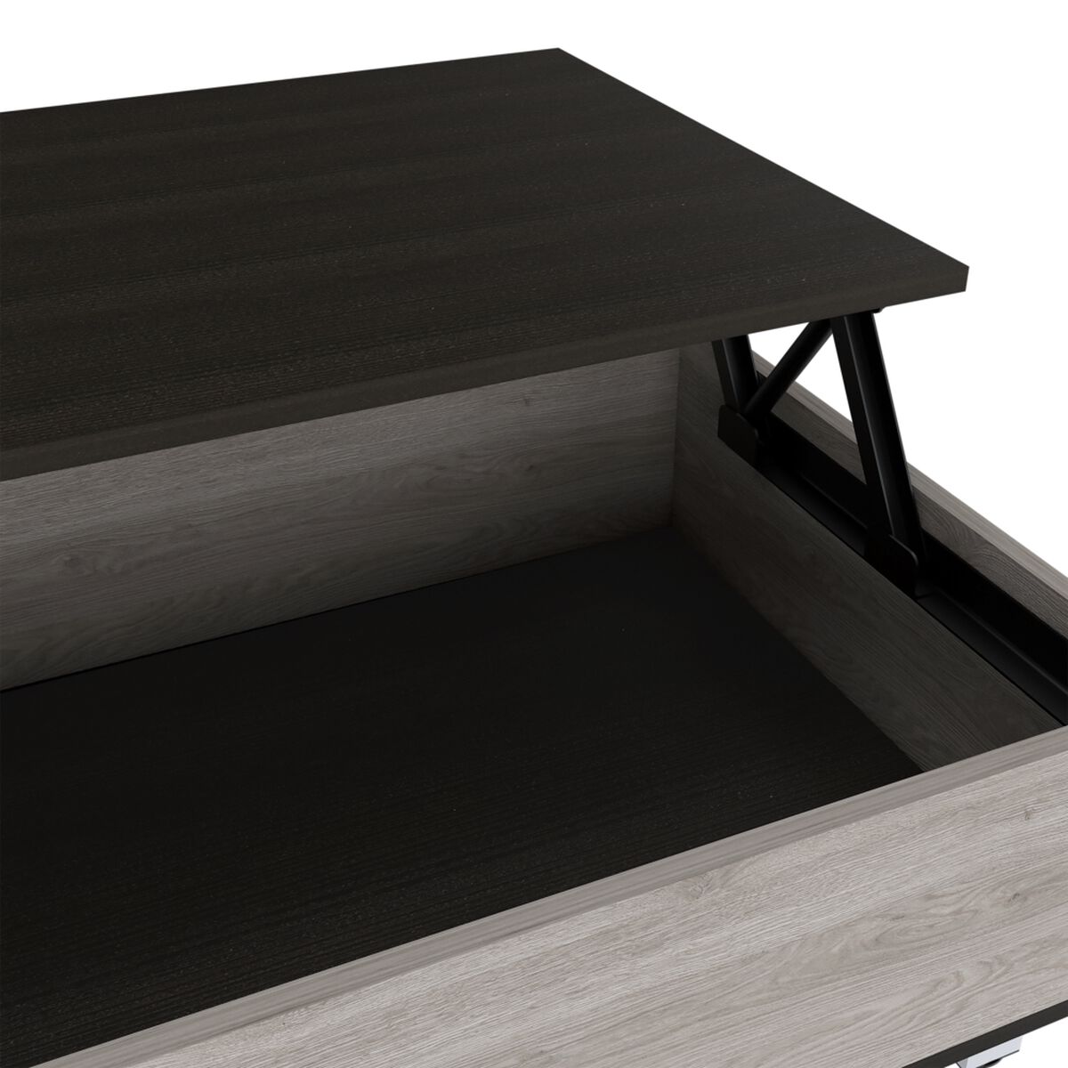 Mesa de Centro TuHome 5G-2 Ceniza/Wengue