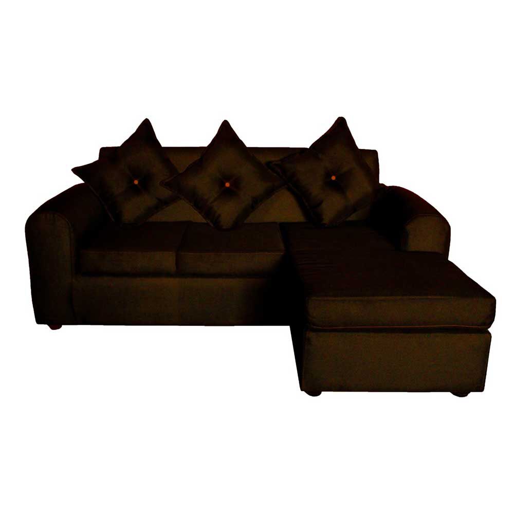 Sofá Modular Muebles MYM Marcia 4 Cuerpos Café