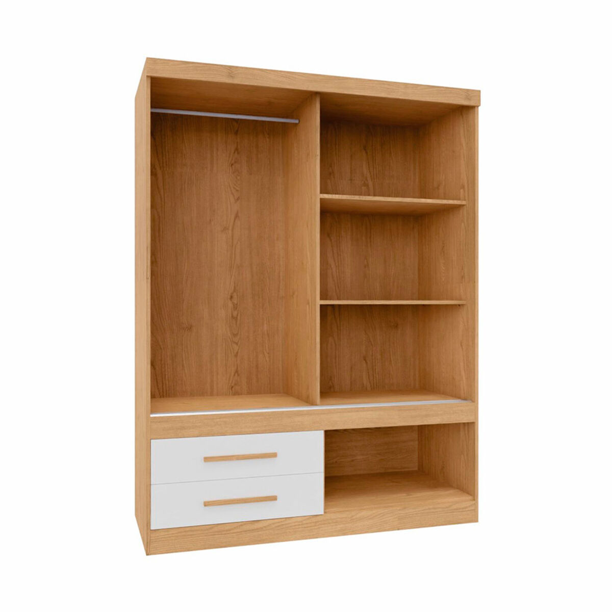 Closet Yardas Emilia 2 Puertas 3 Cajones Freij&oacute; Blanco