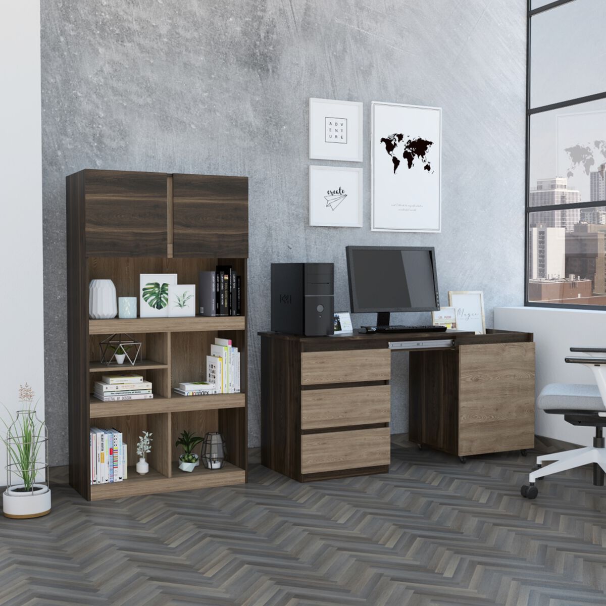 Escritorio Office 10  + Biblioteca Office 9 TuHome