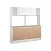 Mueble de Cocina CIC Ibiza 1 Cajón 8 Puertas Blanco Alpino