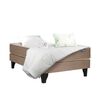 Cama Europea Celta 1,5 Plazas Bamboo + Plumón + Sábanas + Almohada