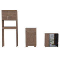 Set Muebles Ahorrador + Lavamanos + Gabinete Espejo TuHome Barcelona