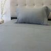 Juego de S&aacute;banas Doral 1,5 Plazas Lisas 210 Hilos Gris