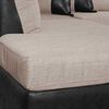 Seccional Black Factory Donato 3 Cuerpos Crema
