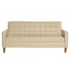 Futón Latam Home Genova PU 3 Cuerpos Beige