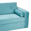 Sofá Bodevir Vivo Felpa 30 3 Cuerpos Turquesa 