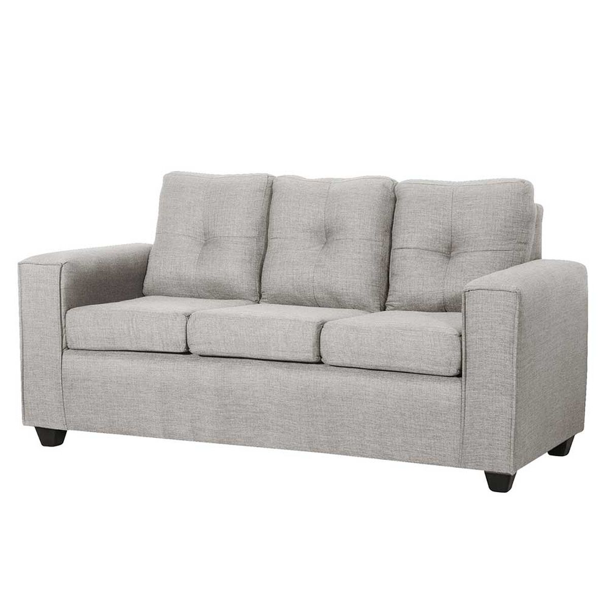 Juego de Living Black Factory Ranger Sofá 3 Cuerpos + Dos Sillones 1 Cuerpo Crema
