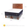 Cama Europea CIC Base Dividida King Súper Premium + Respaldo