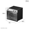Horno Empotrado Mademsa M SPAZIO140 A 66 lts.