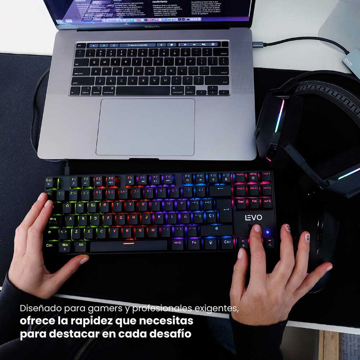 Teclado Gamer LEVO NovaBlade