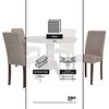 Juego de Comedor Zoy Home Phuket 4 Sillas Beige