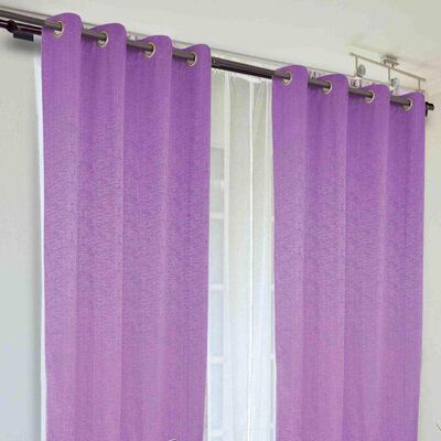 Imagen 2 del producto Combo Cortinas Doral Camila 220 x 140 cm Lila