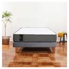 Cama Europea Latam Home 1,5 Plazas Zen Best Gris