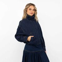 Chaqueta Denim Mujer Icono Indigo