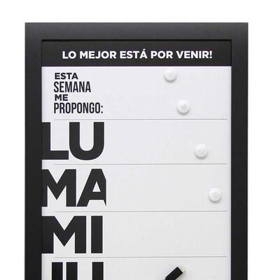 Imagen 2 del producto Pizarra Plástico Vgo Work 30 x 60 cm Negro