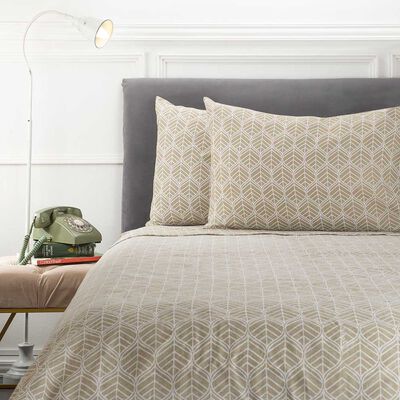 Imagen 1 del producto Juego de Sábanas Estampadas Casa Linda 132 Hilos 1 Plaza Moss