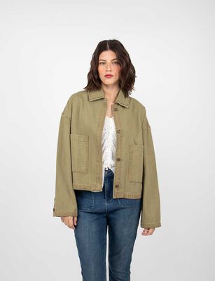 Imagen 1 del producto Chaqueta Denim Mujer Alma Verde