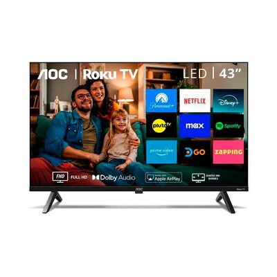 Smart TV LED 43&rdquo; AOC FHD Roku TV Roku TV 43S5045