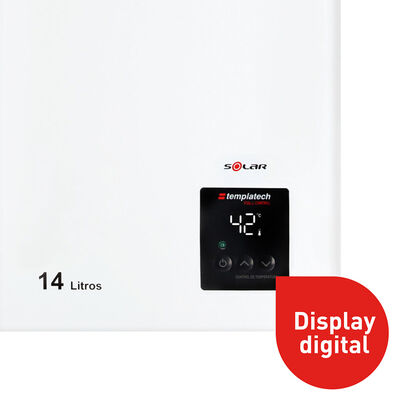 Imagen 2 del producto Calefont Gas Licuado Splendid Tiro Natural Templatech 14 lts.