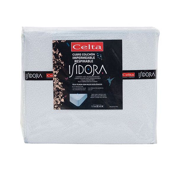 Cubrecolchón Celta Full Impermeable Respirable Blanco