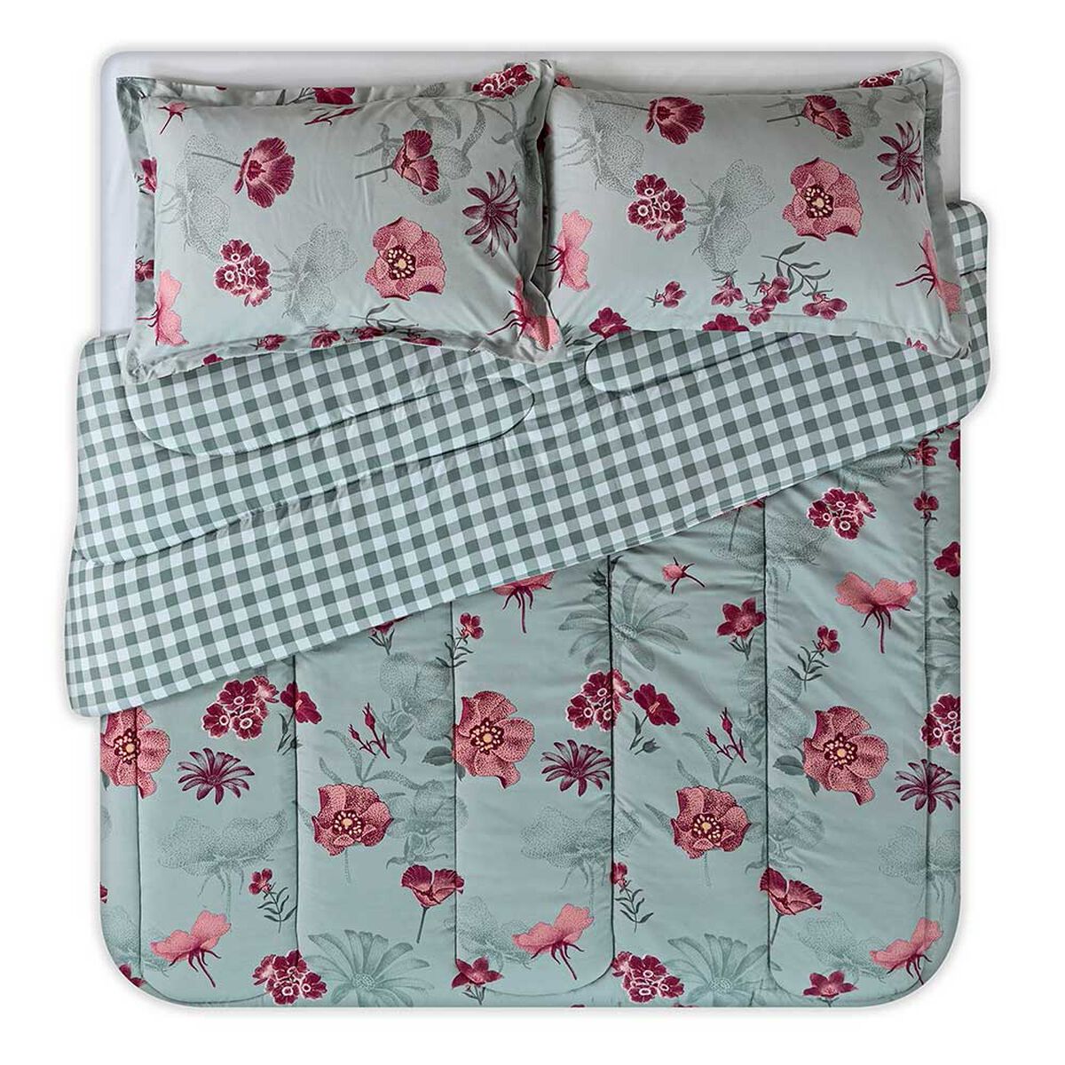 Cubrecama Elements & Co King Bouquet