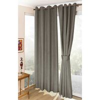 Juego de Cortina Doral Melbourne 140x220 cm Taupe