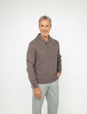 Imagen 1 del producto Sweater Hombre Portman Club Cafe, Charcoal, Ecru, Navy