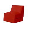 Sofá Cama Latam Home PU Bari 1 Cuerpo Rojo