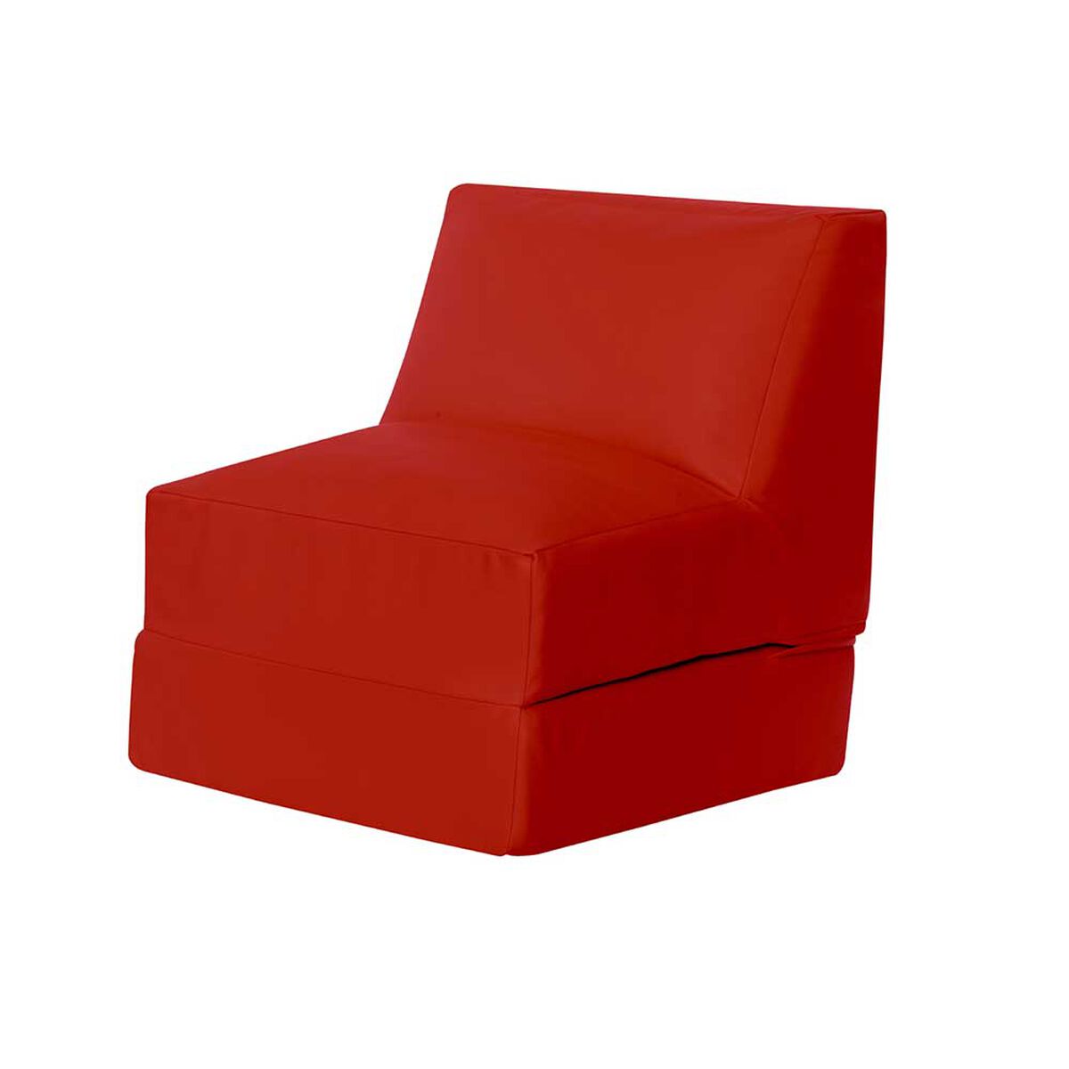 Sofá Cama Latam Home PU Bari 1 Cuerpo Rojo