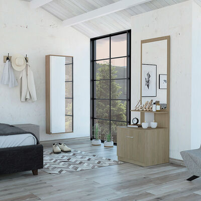 Imagen 2 del producto Set Velador + Zapatero con Espejo