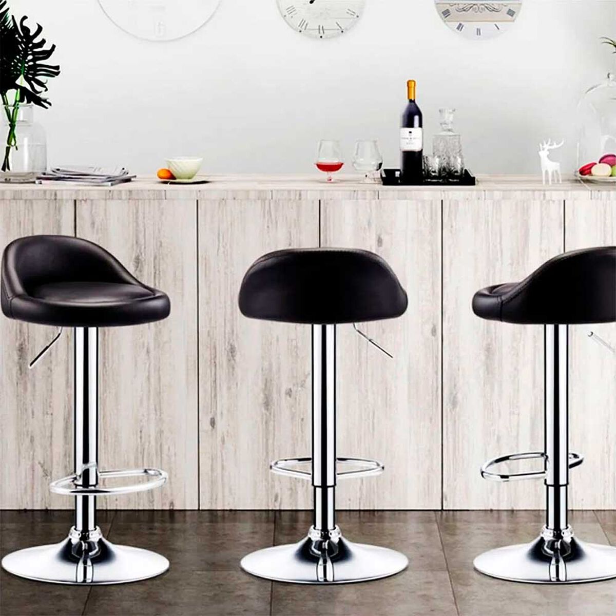Pack de 2 Sillas Novahus Round Negro